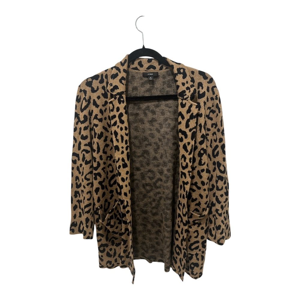 J. Crew Cheetah Cardigan